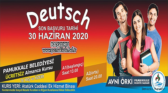 PAMUKKALE’DE YAZ KURSLARI BAŞLIYOR