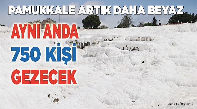 Pamukkale yeniden misafirlerini ağırlıyor