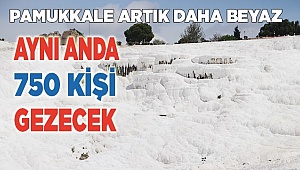 Pamukkale yeniden misafirlerini ağırlıyor