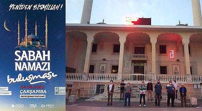 SABAH NAMAZI BULUŞMASINI DELİKLİÇINAR YENİ CAMİİNDE