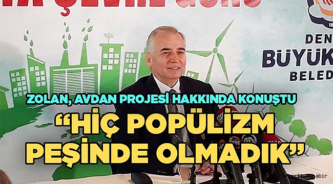"SANTRAL PROJESİNİN İPTALİNDE, TRİBÜNLERE OYNAMADIK"