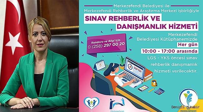 SINAVA GİRECEK ÖĞRENCİLERE REHBERLİK VE DANIŞMANLIK HİZMETİ