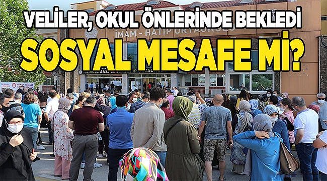Veliler, mesafe kuralına uymadı