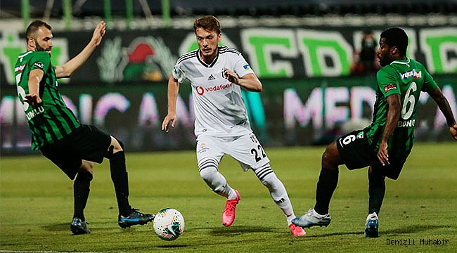 Yukatel Denizlispor: 0 - Beşiktaş: 1 (İlk yarı)