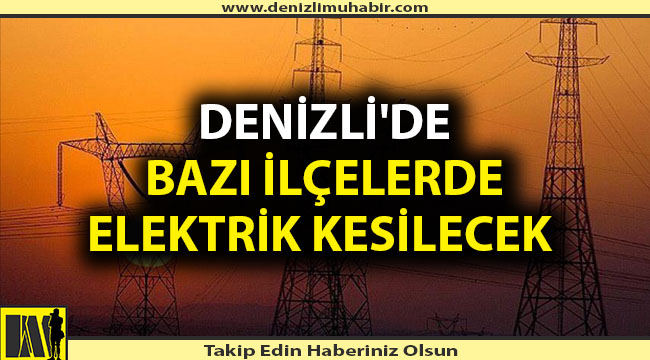 ADM ELEKTRİKTEN UYARI!