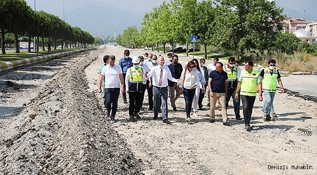 Ali Marım Bulvarı yenileniyor