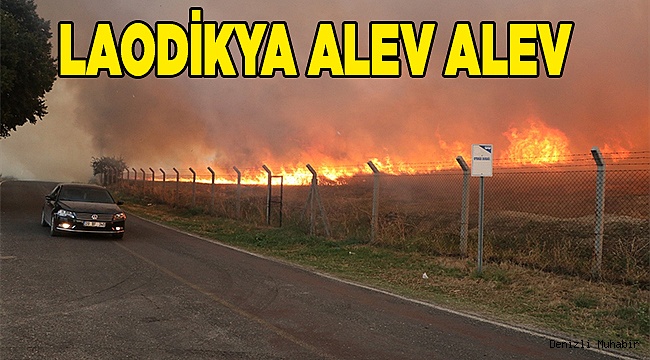 Antikkent'teki yangın korkuttu