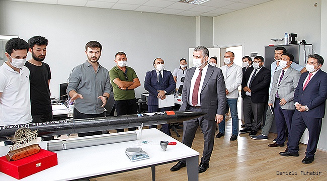 Bakan Yardımcısı PAÜ ve Pamukkale Teknokent'i Ziyaret Etti