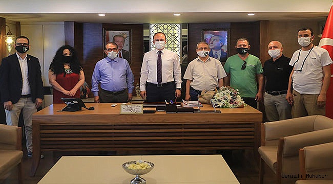 BAŞKAN ÖRKİ GAZETECİLERİ AĞIRLADI