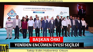 Başkan Örki Yeniden Encümen Üyesi Seçildi