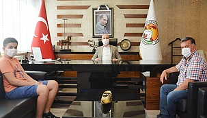 Başkan Özbaş, LGS Sarayköy birincisini ağırladı