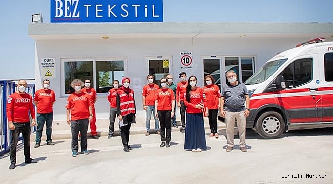 BEZ Tekstil’den AKUT’a büyük destek!