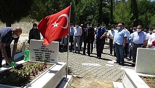 Buldan Protokolünden, şehitlik ziyareti