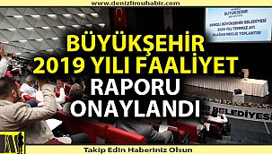 Büyükşehir 2019 Yılı Faaliyet Raporu Onaylandı