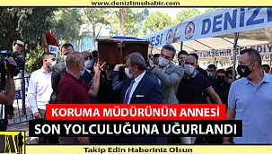 Cumhurbaşkanı Erdoğan'In Koruma Müdürünün Annesi Son Yolculuğuna Uğurlandı