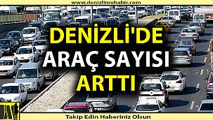 DENİZLİ'DE 10 BİNİN ÜZERİNDE OTOMOBİL SATILDI