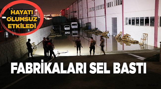 Denizli'de sağanak hayatı olumsuz etkiledi