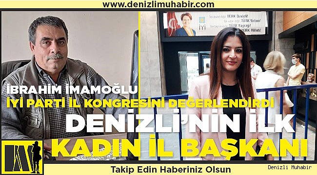 DENİZLİ SİYASET TARİHİNİN İLK KADIN BAŞKANI