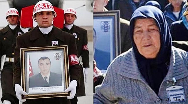 Denizlili şehit Emin Güngör'ün annesi hayatını kaybetti