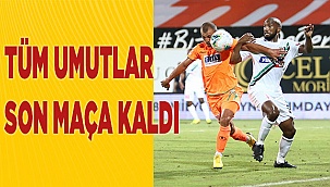 Denizlispor, umutları son maça bıraktı
