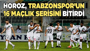 Denzlispor, Trabzonspor'un 16 maçlık serisini bitirdi