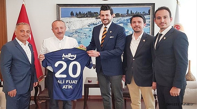 Fenerbahçeliler Derneğinden Denizli Valisi Atik'e ziyaret