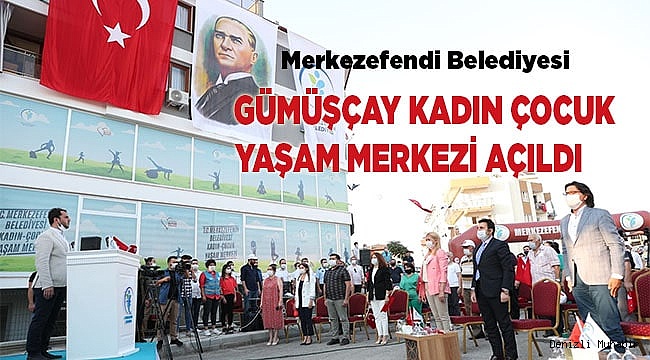 GÜMÜŞÇAY KADIN ÇOCUK YAŞAM MERKEZİ AÇILDI