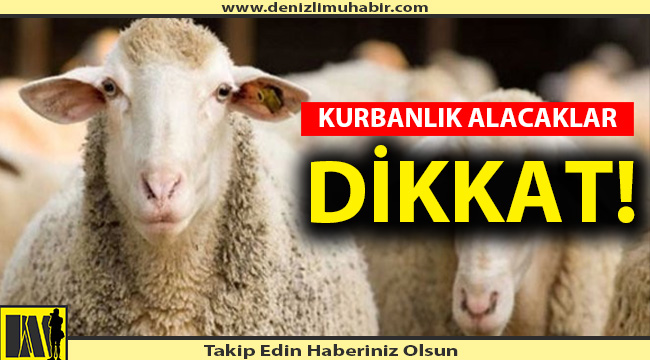 İL TARIM MÜDÜRLÜĞÜ'NDEN UYARI!