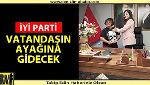 İYİ PARTİ VATANDAŞIN AYAĞINA GİDECEK
