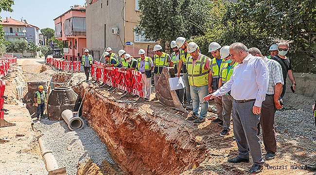 Merkezefendi'de altyapıya başlandı