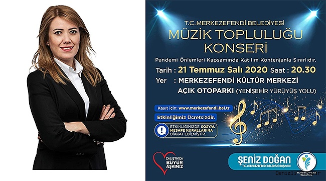 MERKEZEFENDİ MÜZİK TOPLULUĞU KONSER VERECEK
