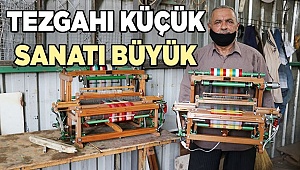 Minyatür tekstil tezgahlarıyla nostaljiyi yaşatıyor
