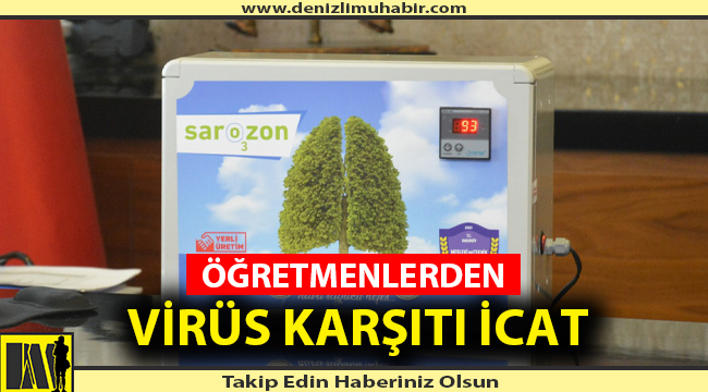 ÖĞRETMENLERDEN VİRÜS KARŞITI İCAT