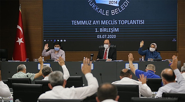 PAMUKKALE BELEDİYE MECLİSİ 3 AY ARADAN SONRA TOPLANDI