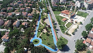 YÜRÜYÜŞ VE BİSİKLET YOLU MERKEZEFENDİLİLERİN HİZMETİNDE