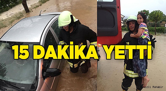 Araçta mahsur kaldılar