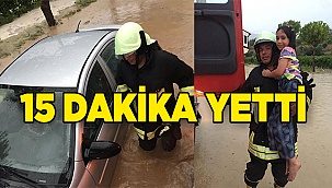 Araçta mahsur kaldılar