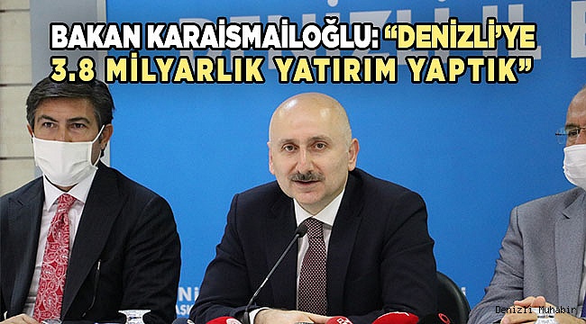 Bakan Karaismailoğlu, AK Parti Denizli İl Başkanlığı'nda konuştu: