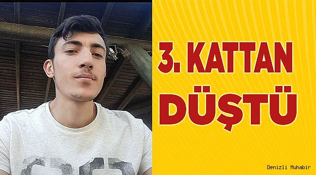 Balkondan düşen genç öldü