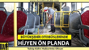 Büyükşehir Otobüslerinde Hijyen Ön Planda
