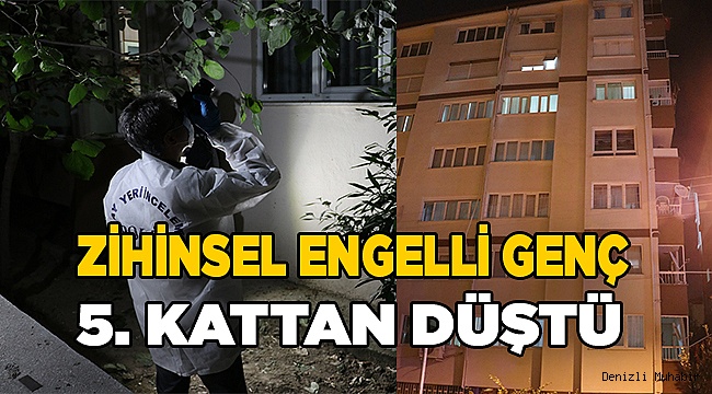Denizli&#039;de 5. kattan düşen zihinsel engelli çocuk ağır yaralandı