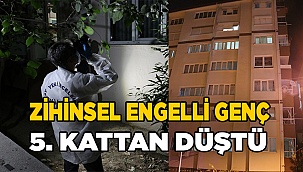 Denizli'de 5. kattan düşen zihinsel engelli çocuk ağır yaralandı