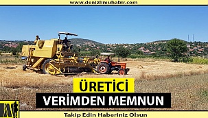 Denizli'de Bin 200 Rakımda Hasat Başladı