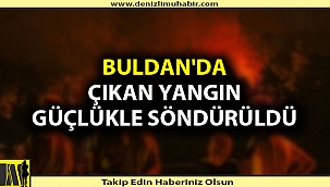 Denizli'de Çıkan Yangın Korkuttu