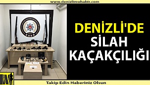 Denizli'de kaçak silah imalathanesine operasyon