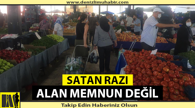 Denizli'de meyve-sebze alanı yakıyor, satanı da güldürmüyor