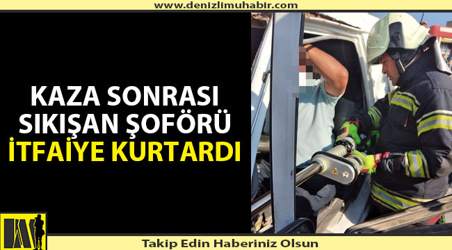 DENİZLİ'DE TRAFİK KAZASI