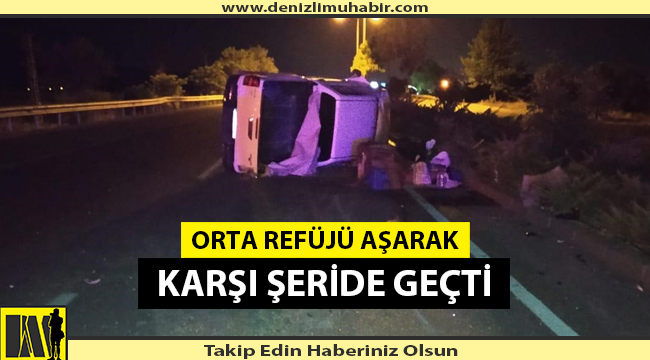 Denizli'de trafik kazası