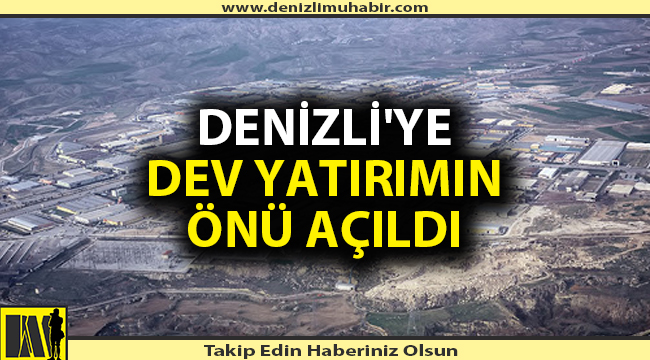 Denizli'ye müjdeyi Şahin Tin verdi