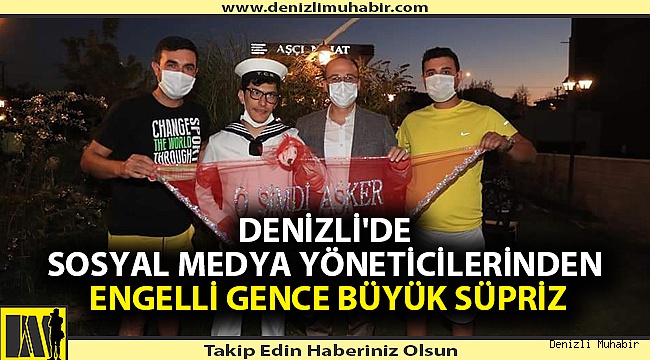 Engelli gencin hayaline Başkan Örki'de destek oldu